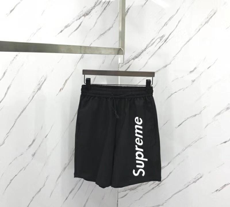 Supreme Letter Printed Shorts - Black