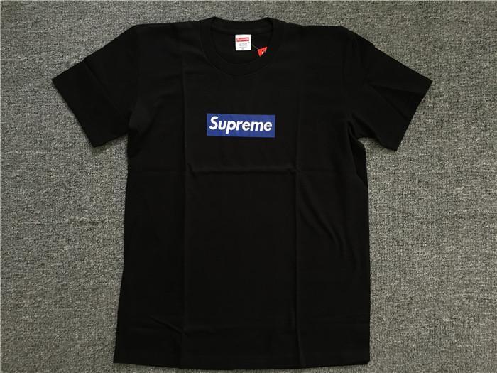 T-shirt Supreme Blue size M International in Polyester - 28629654