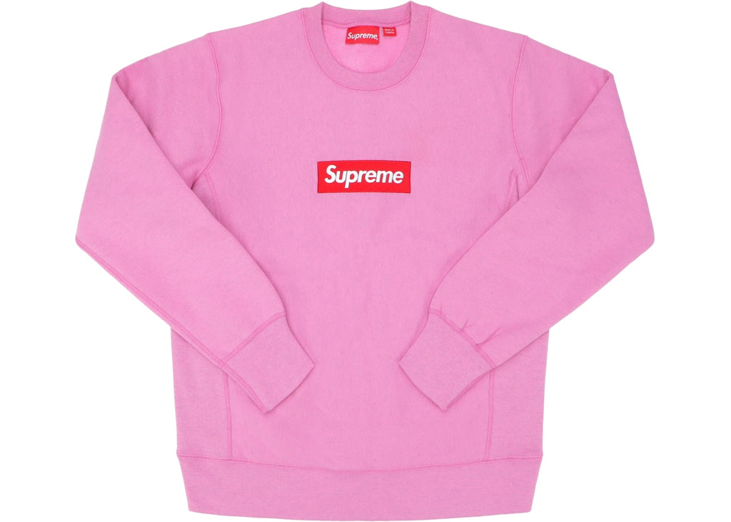 Crewneck Supreme  Box Logo - Pink