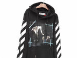 Off white Religious dissolution Back Hoodie