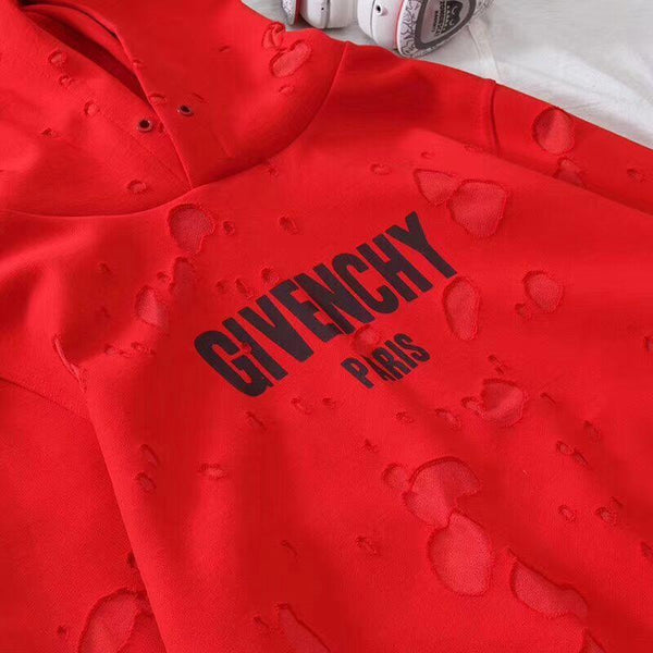 Givenchy 2025 sweatshirt holes