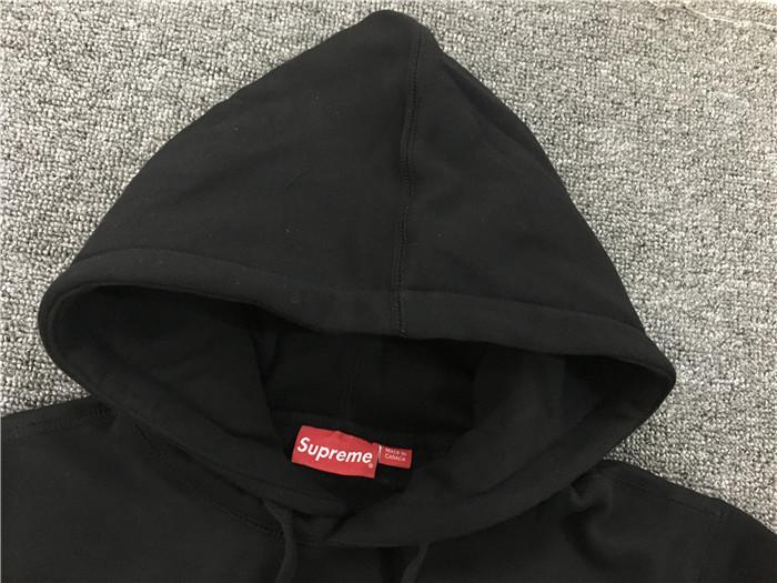 supreme hoodie black