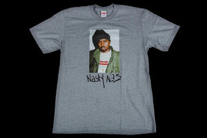 Supreme Nas Tee Grey