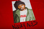 Supreme Nas Tee Red